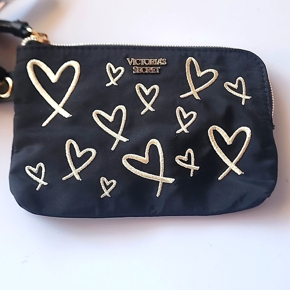 NWT. Victoria Secret Love Clutch Set Tote & Pouch Cosmetic Bag. - Picture 4 of 12